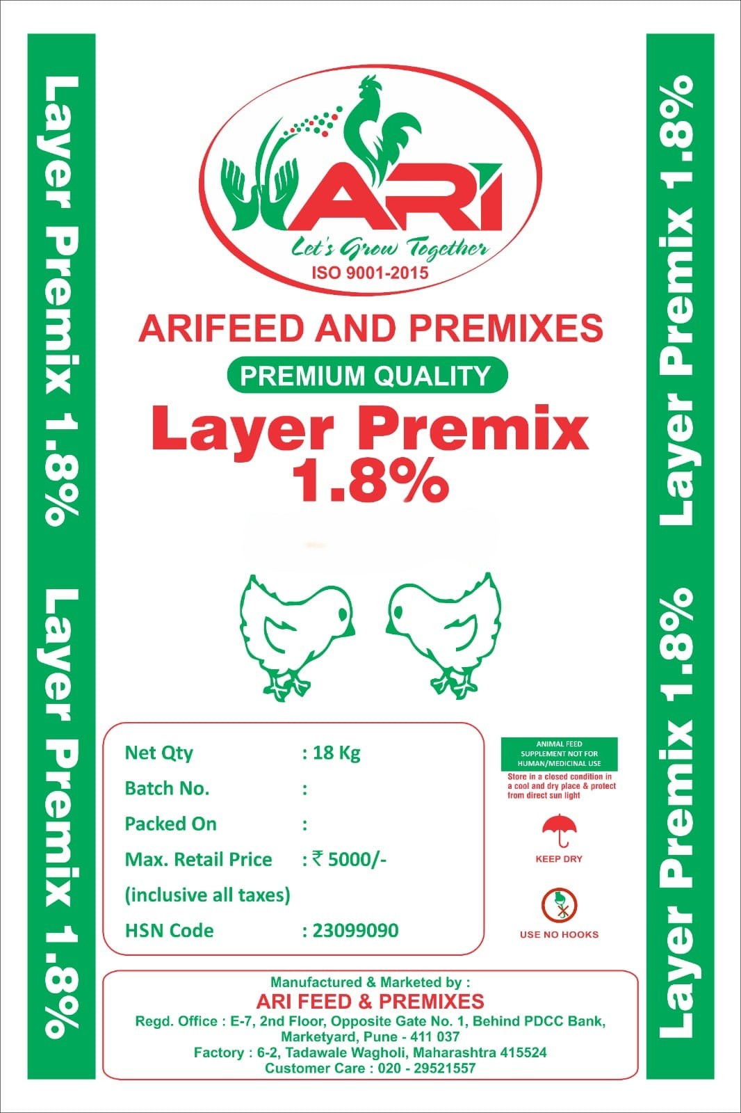 Layer Premix Bag